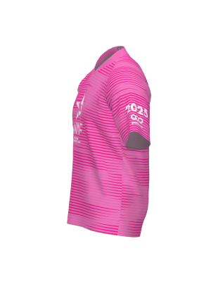 Podiumwear Men's V-Neck Tee (Running) Side View