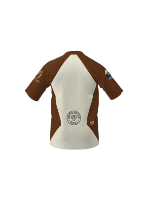 Podiumwear Men's V-Neck Tee (Running) Back View