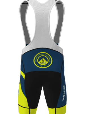 Podiumwear Men's Cycling Bibs (Cycling) Back View