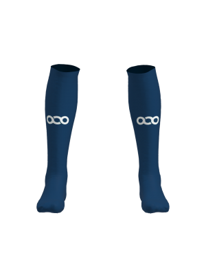 Podiumwear Silver Level Soccer Sock (Soccer) Front View