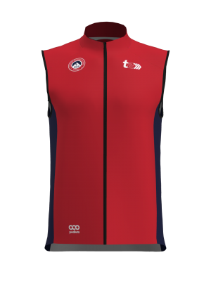 Podiumwear Silver Vest Unisex (Nordic Skiing) Front View