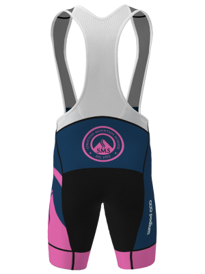 Podiumwear Men's Cycling Bibs (Cycling) Back View