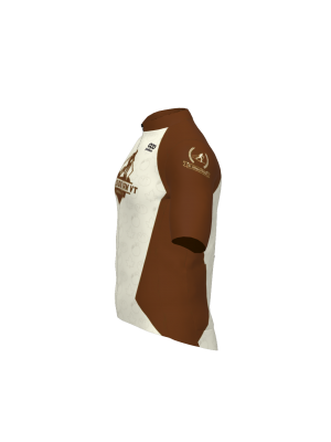 Podiumwear Men's Gold Jersey (Cycling) Side View