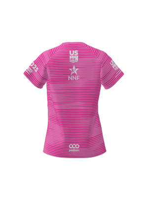 Podiumwear Women's V-Neck Tee (Nordic Skiing) Back View
