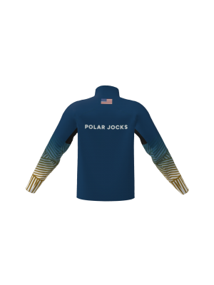 Podiumwear Gold Jacket Unisex (Nordic Skiing) Back View