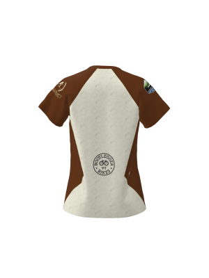 Podiumwear Women's V-Neck Tee (Nordic Skiing) Back View