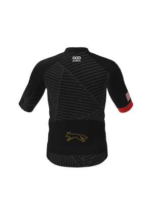 Podiumwear Men's Gold Jersey (Cycling) Back View