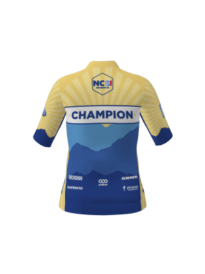 Podiumwear Women's Gold Jersey (Cycling) Back View