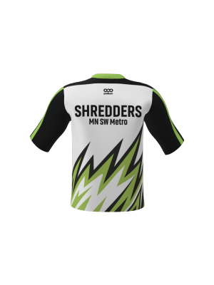 Podiumwear Men's Loose Fit Short Sleeve MTB Jersey (Cycling) Back View