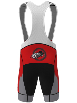 Podiumwear Men's Cycling Bibs (Cycling) Back View