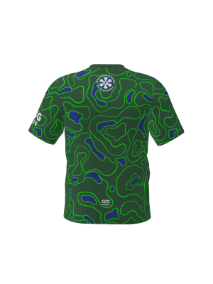 Podiumwear Men's Crew Neck Tee (Running) Back View