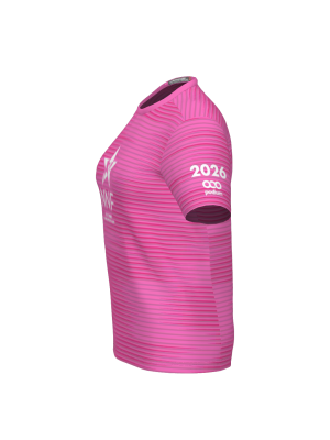 Podiumwear Women's Crew Neck Tee (Nordic Skiing) Side View