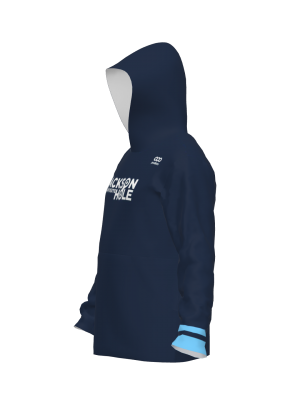 Podiumwear Unisex Slim-Fit Hoodie (Soccer) Side View