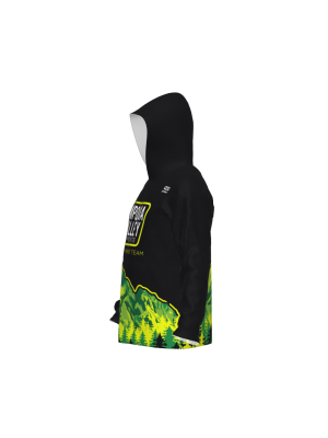 Podiumwear Unisex Slim-Fit Hoodie (Soccer) Side View