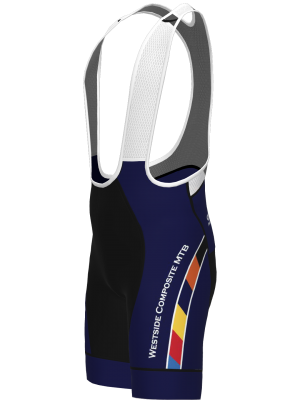 Podiumwear Men's Cycling Bibs (Cycling) Side View