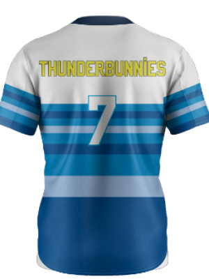 Podiumwear Crewneck/V-Neck Jerseys - Silver Series (Softball) Side View