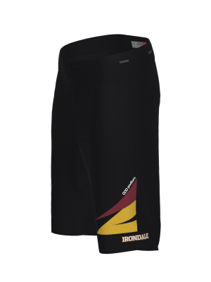 Podiumwear Unisex Silver Traverse MTB Baggie - New Fabric 2025! (Cycling) Side View