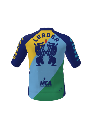 Podiumwear Men's Gold Jersey (Cycling) Back View