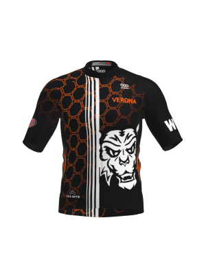 Podiumwear Men's Gold Jersey (Cycling) Front View