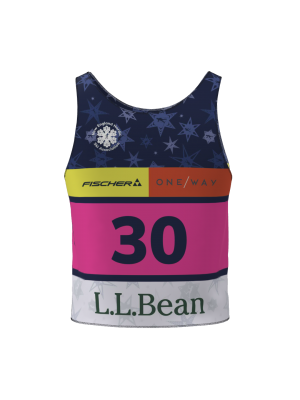 Podiumwear Race Bib (Nordic Skiing) Back View