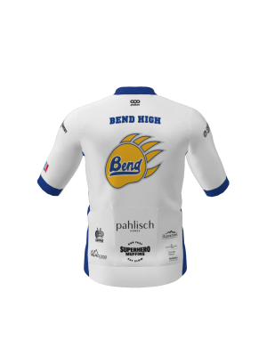 Podiumwear Men's Gold Jersey (Cycling) Back View