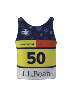 Podiumwear Race Bib (Nordic Skiing) Back View