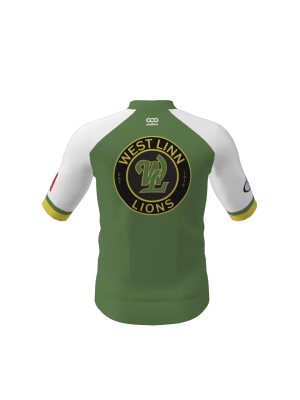 Podiumwear Men's Gold Jersey (Cycling) Back View