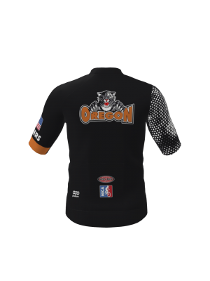 Podiumwear Men's Gold Jersey (Cycling) Back View