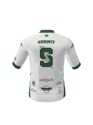 Podiumwear Men's Gold Jersey (Cycling) Back View
