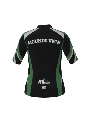 Podiumwear Women's Gold Jersey (Cycling) Back View