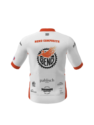 Podiumwear Men's Gold Jersey (Cycling) Back View