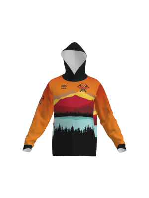 Podiumwear Unisex Slim-Fit Hoodie (Cycling) Front View