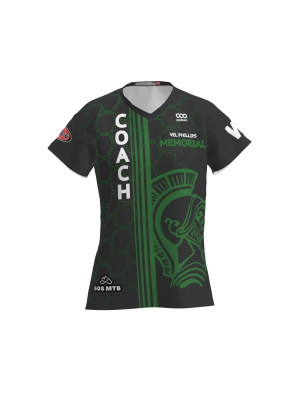 Podiumwear Women's Silver Short Sleeve MTB Jersey (Cycling) Front View