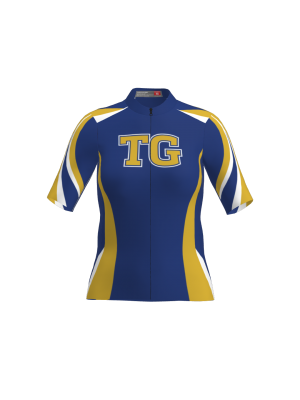 Podiumwear Women's Gold Jersey (Cycling) Front View