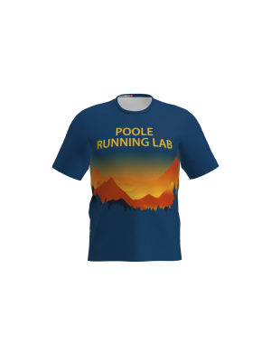 Podiumwear Men's Crew Neck Tee (Running) Front View