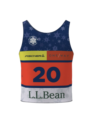 Podiumwear Race Bib (Nordic Skiing) Back View