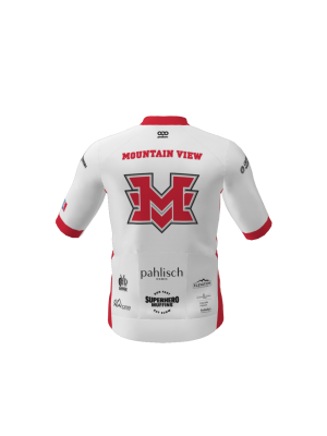 Podiumwear Men's Gold Jersey (Cycling) Back View