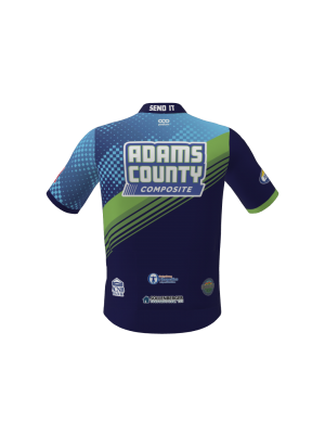 Podiumwear Women's Bronze Jersey (Cycling) Back View