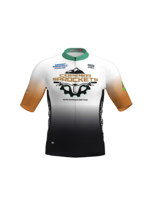 Podiumwear Men's Gold Jersey (Cycling) Front View