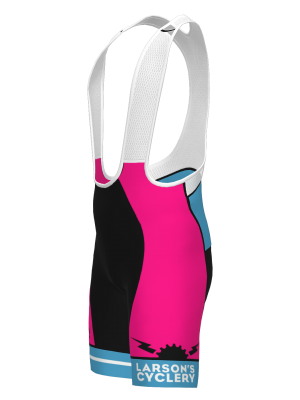 Podiumwear Men's Cycling Bibs (Cycling) Side View