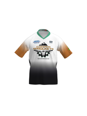 Podiumwear Women's Silver Short Sleeve MTB Jersey (Cycling) Front View