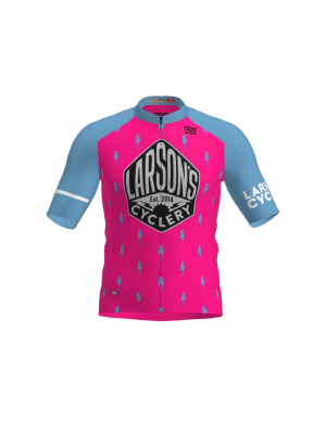 Podiumwear Men's Gold Jersey (Cycling) Front View