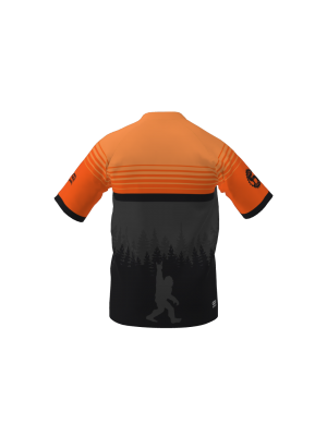Podiumwear Women's Silver Short Sleeve MTB Jersey (Cycling) Back View