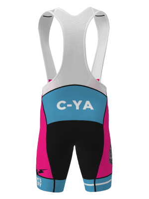 Podiumwear Men's Cycling Bibs (Cycling) Back View
