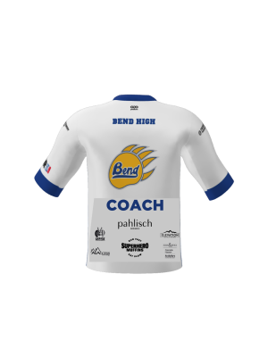 Podiumwear Men's Loose Fit Short Sleeve MTB Jersey (Cycling) Back View