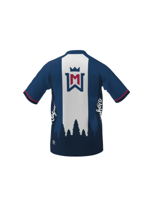 Podiumwear Women's Silver Short Sleeve MTB Jersey (Cycling) Back View