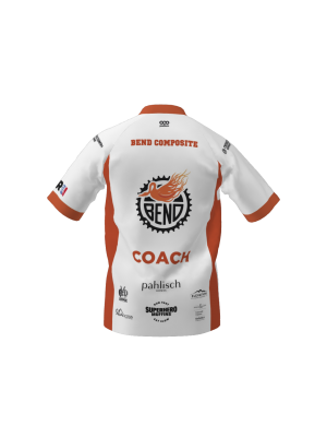 Podiumwear Men's Silver Short Sleeve MTB Jersey (Cycling) Back View