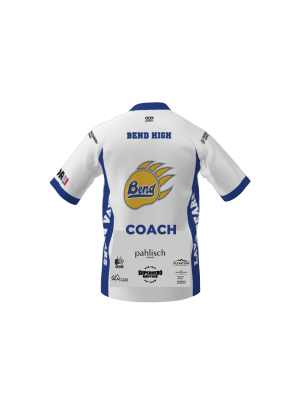 Podiumwear Men's Silver Short Sleeve MTB Jersey (Cycling) Back View