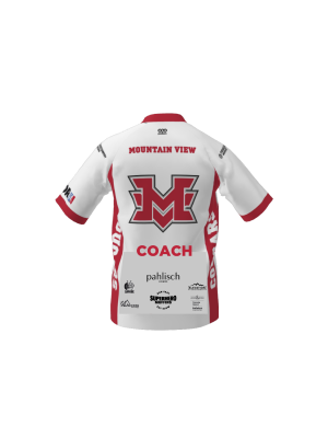Podiumwear Women's Silver Short Sleeve MTB Jersey (Cycling) Back View