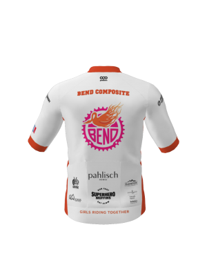 Podiumwear Women's Gold Jersey (Cycling) Back View
